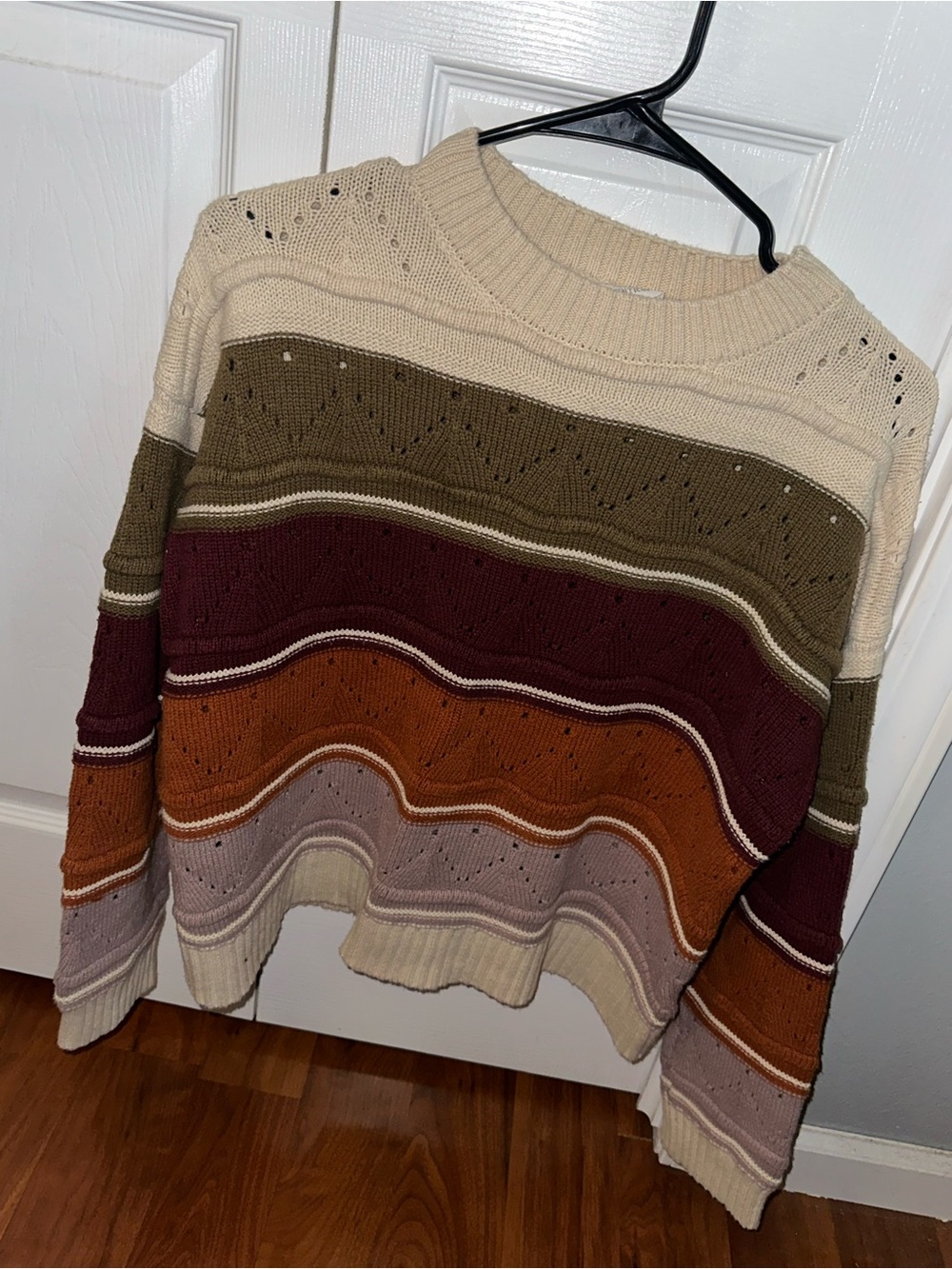 Women’s Multicolor Striped Knit Sweater